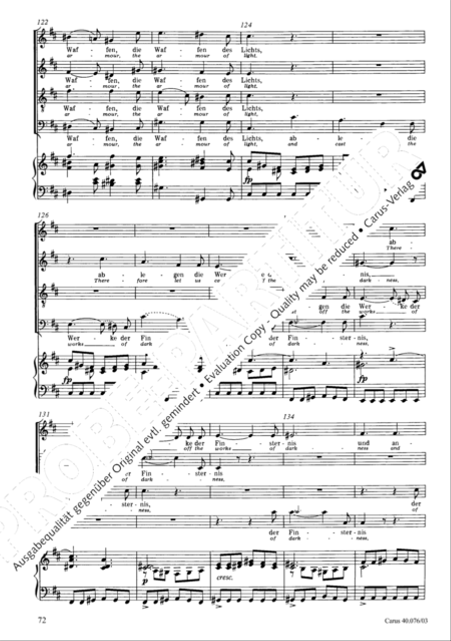 Hymn of Praise, MWV A 18 SSAATB scores gallery preview page 73