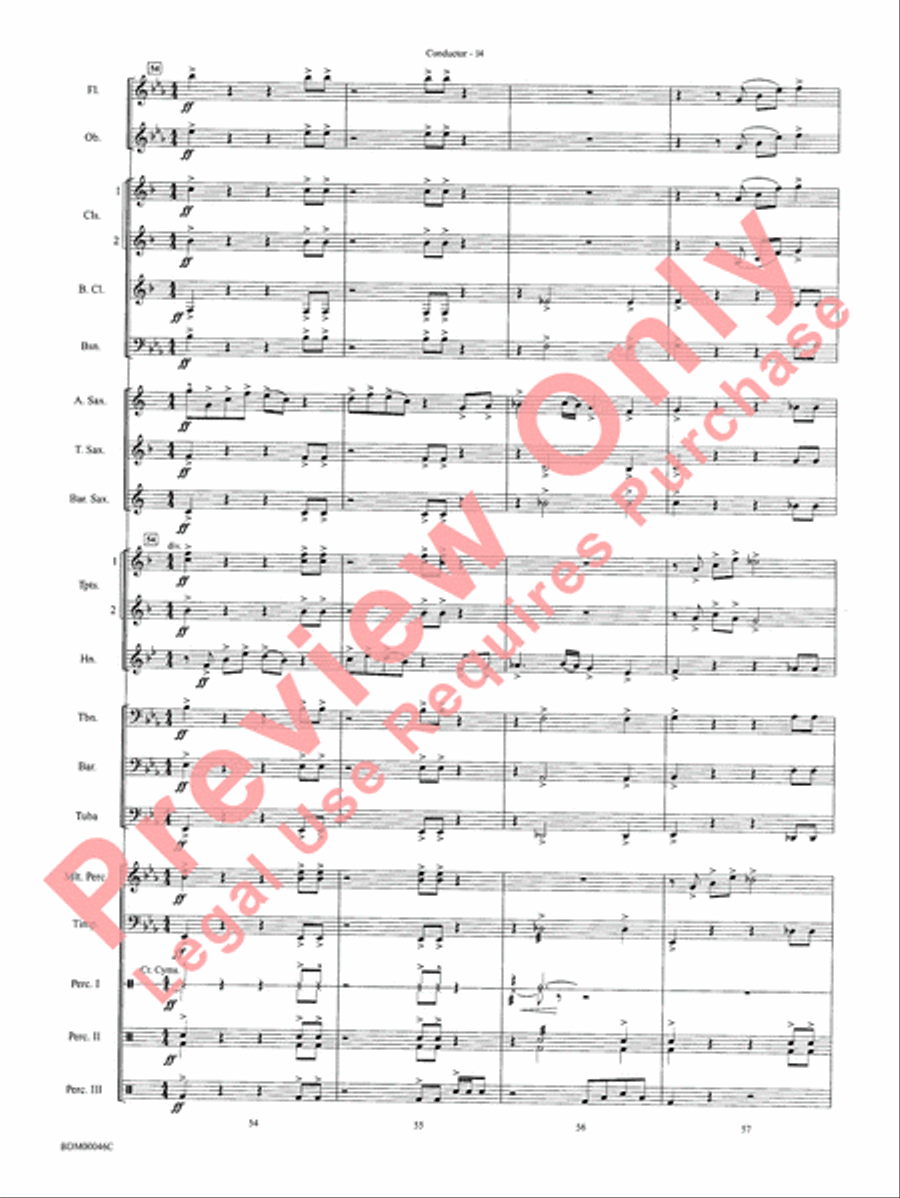 To Forge the New Frontier Concert Band scores gallery preview page 17