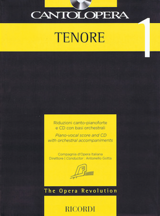 Book cover for Cantolopera: Tenor 1