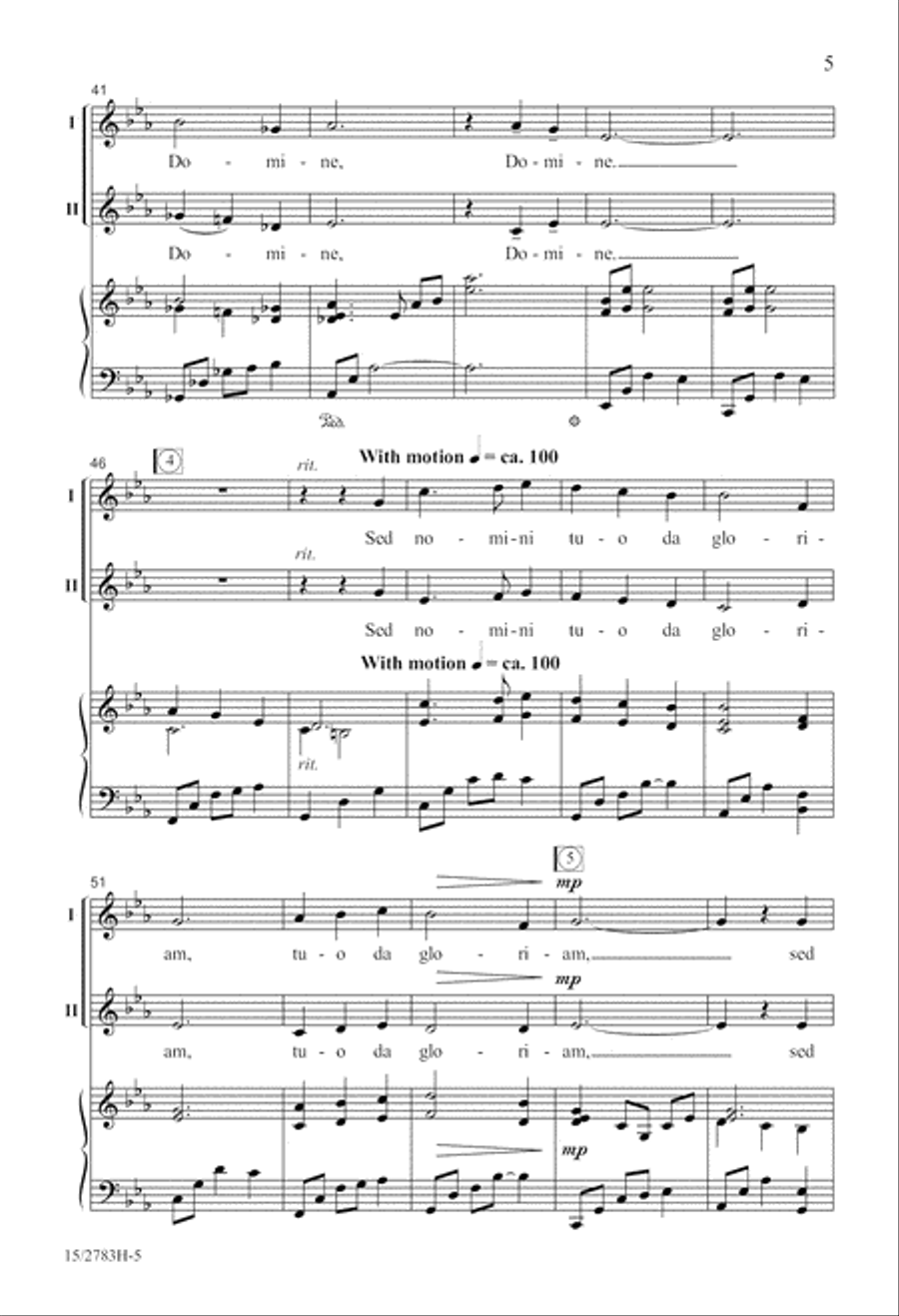 Non Nobis, Domine 2-Part scores gallery preview page 6