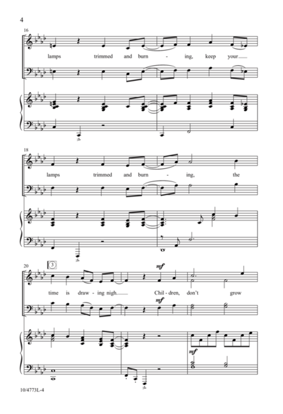 Keep Your Lamps Trimmed and Burning 4-Part scores gallery preview page 4