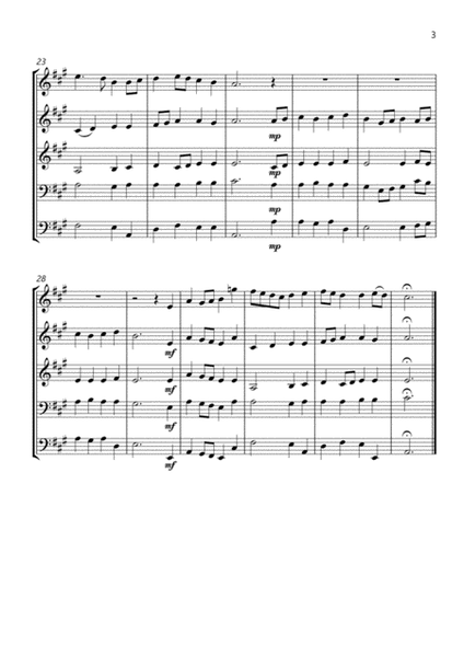 Ellacombe (The day of resurrection) - Hymn Tune for Brass Quintet (with original descant) image number null