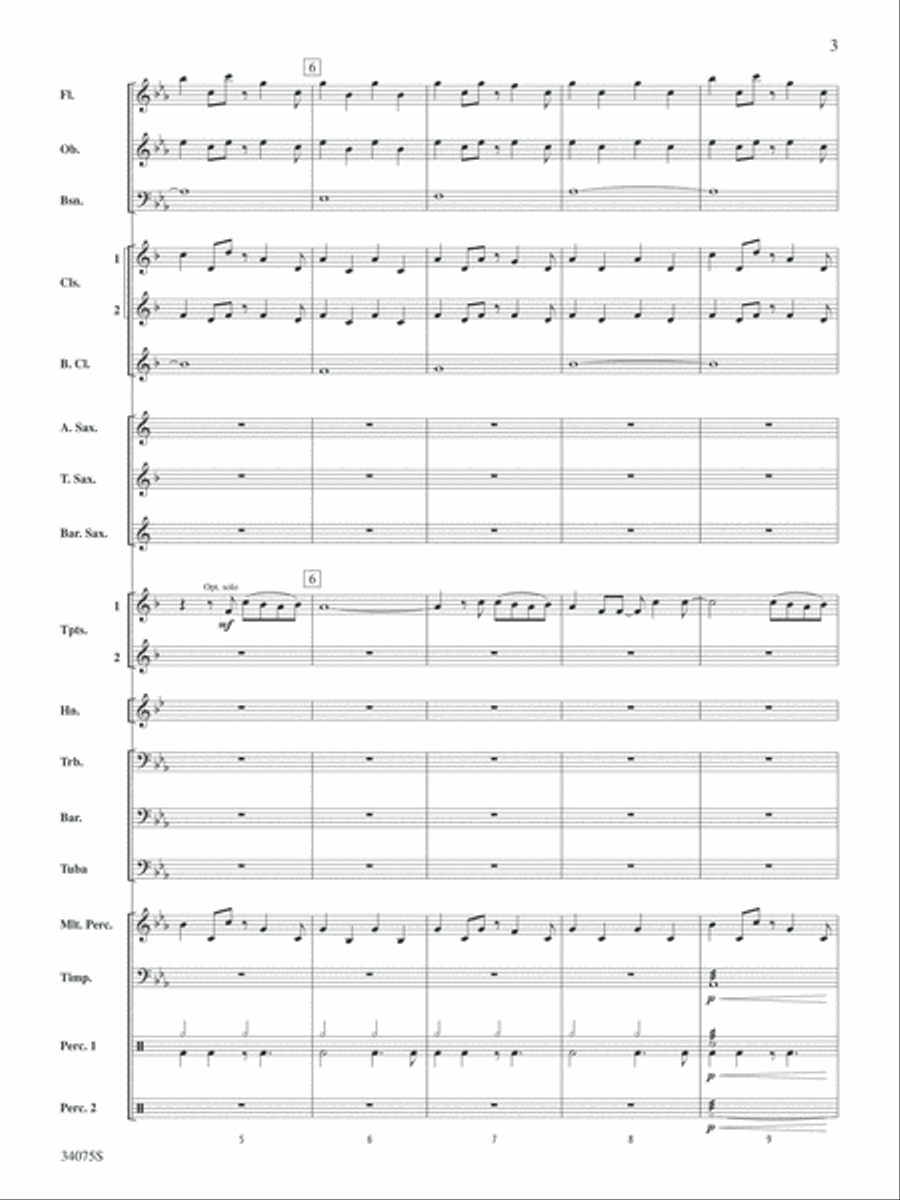 Smile: Score Concert Band scores gallery preview page 3