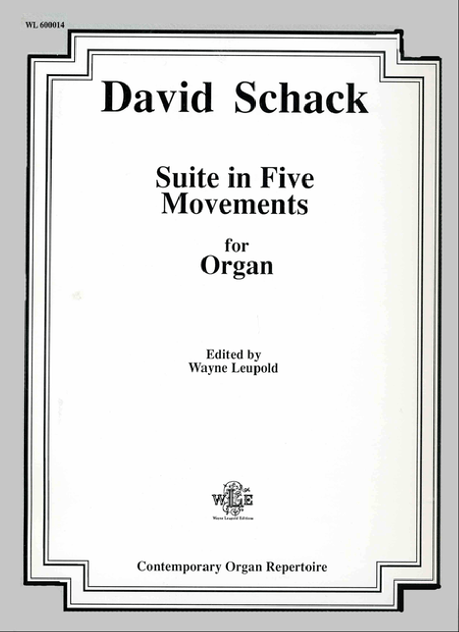 Suite in Five Movements School and Community scores gallery preview page 1