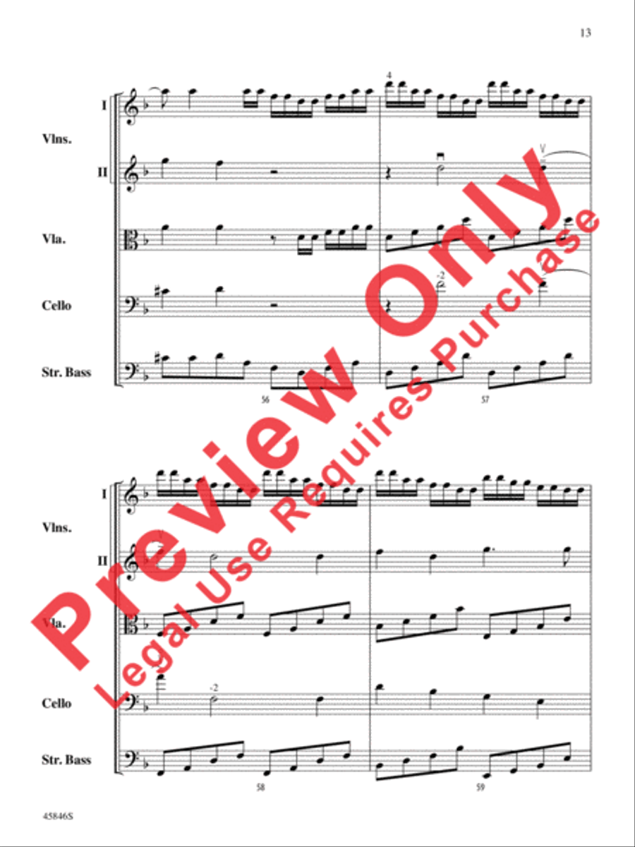 Dies Irae String Orchestra scores gallery preview page 13