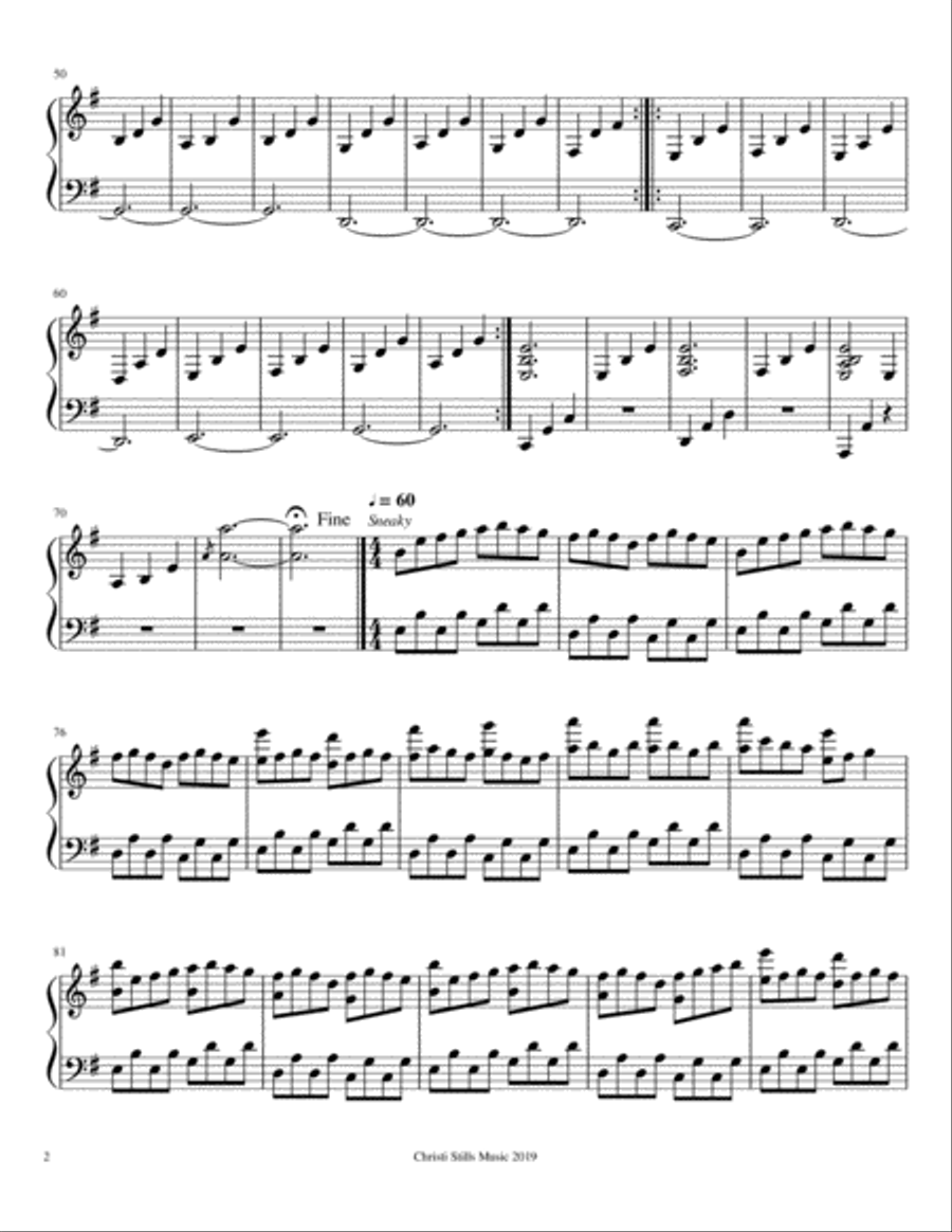 Lavender Fog (for Piano) Piano Solo scores gallery preview page 2
