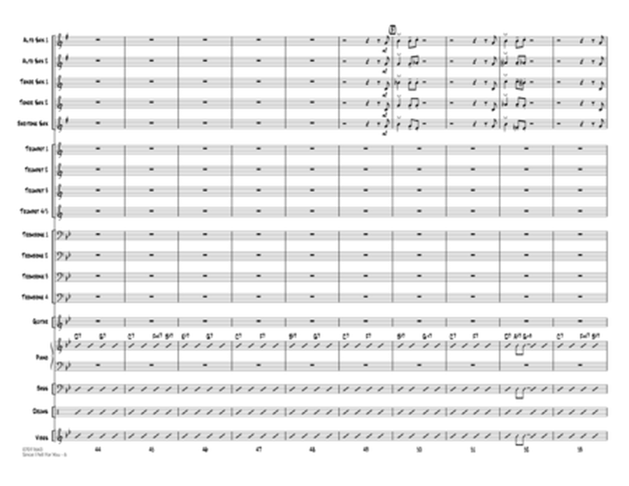 Since I Fell for You (arr. John Clayton) - Conductor Score (Full Score)