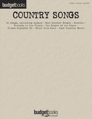 Book cover for Country Songs