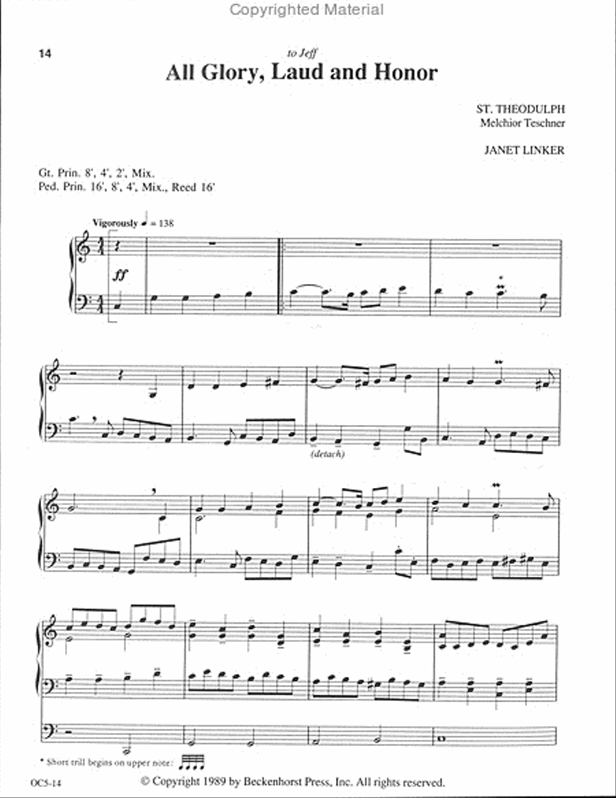 Suite for Holy Week Organ scores gallery preview page 2