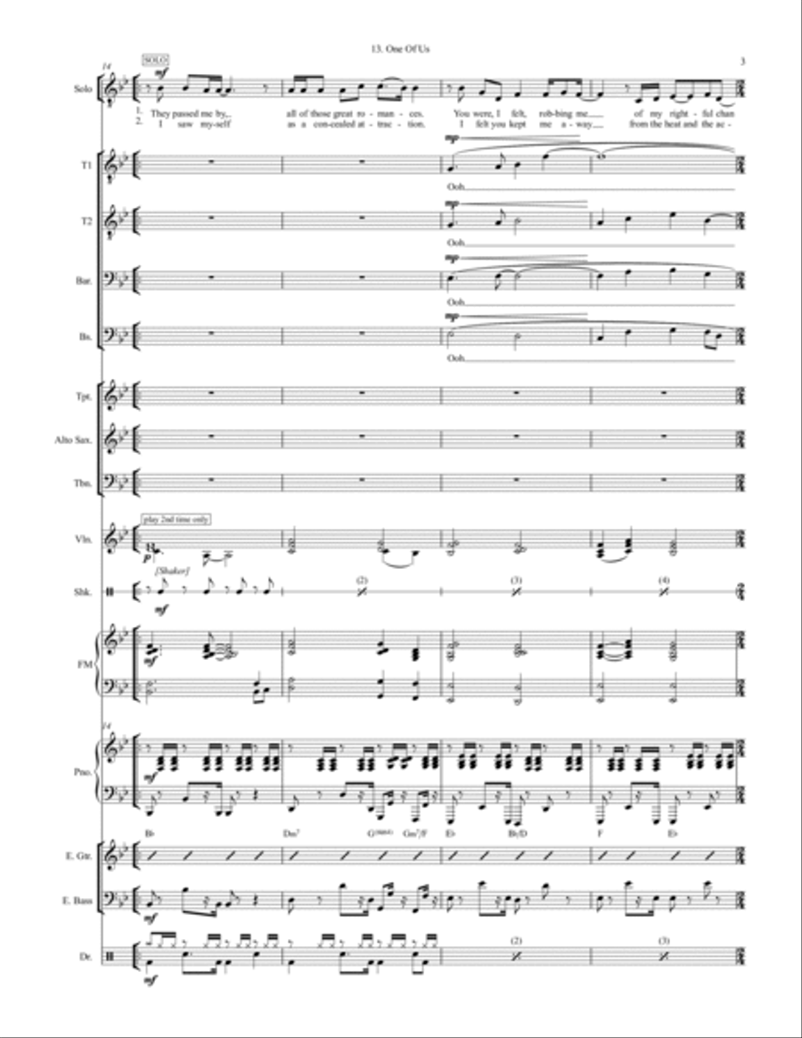 One Of Us Large Ensemble scores gallery preview page 3