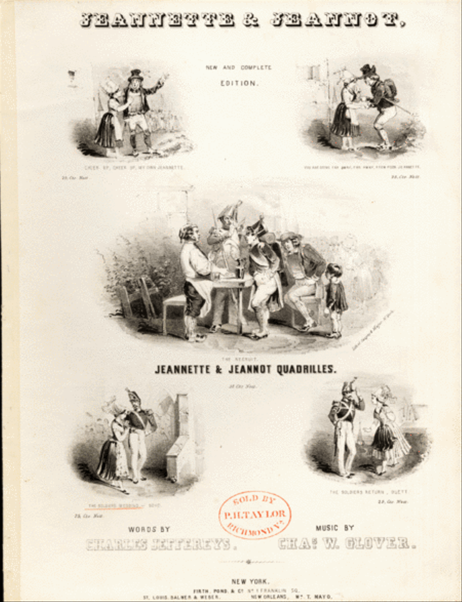 Jeannette & Jeannot. The Soldier's Wedding Voice scores gallery preview page 1