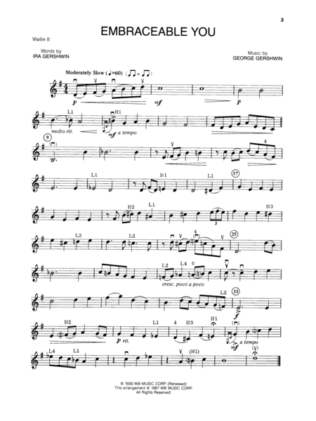George Gershwin: 2nd Violin