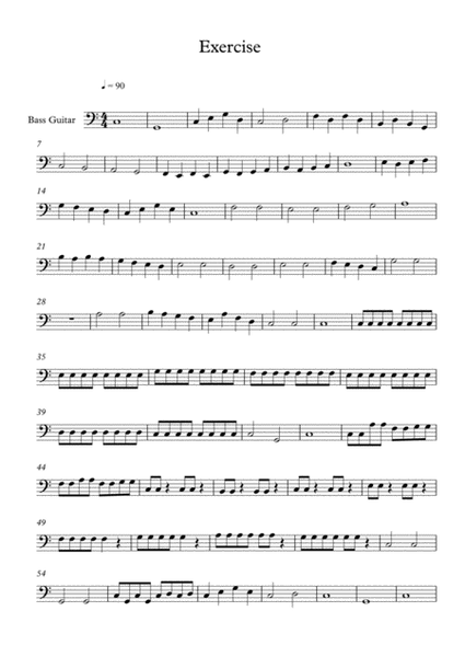 Sightreading bass image number null