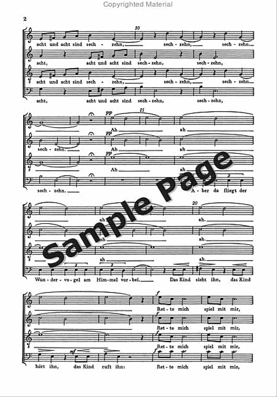 Arithmetic Song 4-Part scores gallery preview page 3