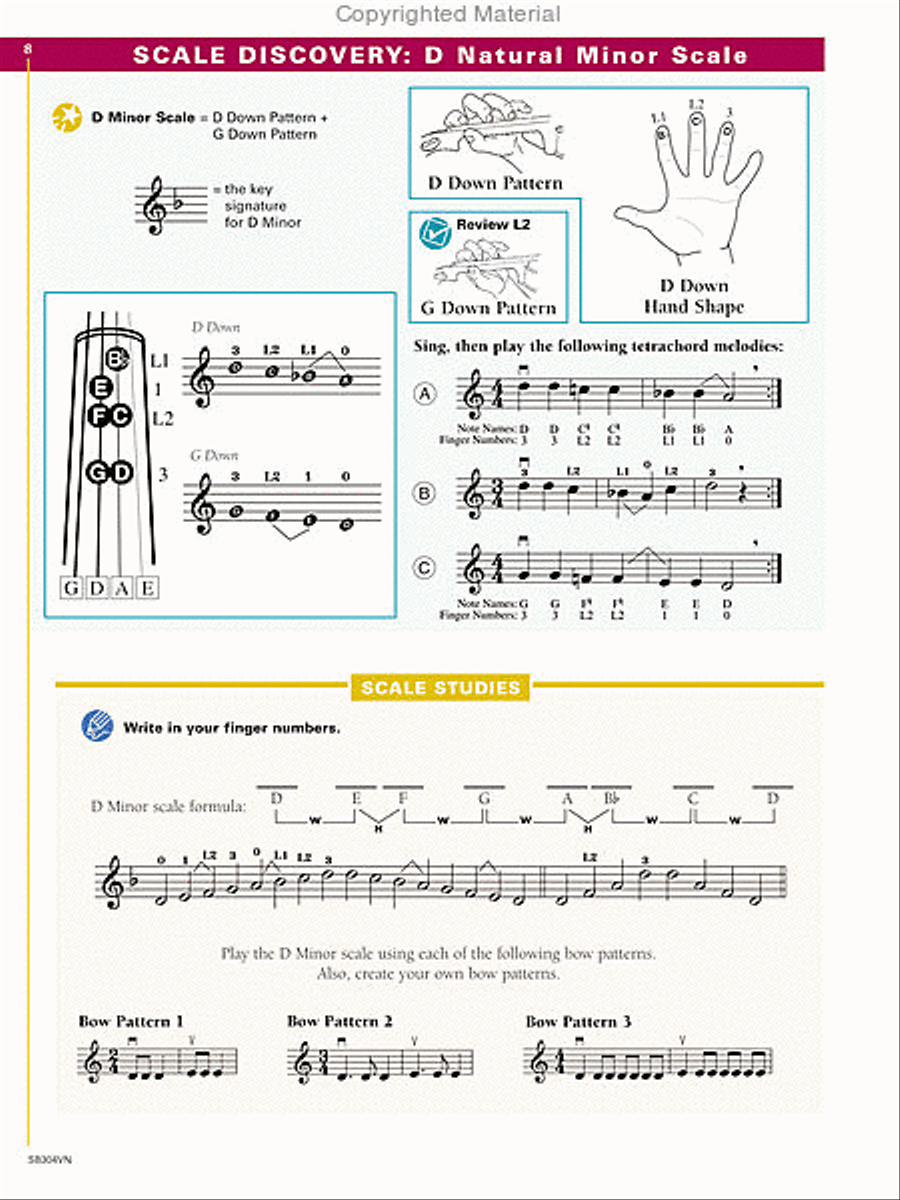 New Directions For Strings, Violin Book 2 Chamber Orchestra scores gallery preview page 3
