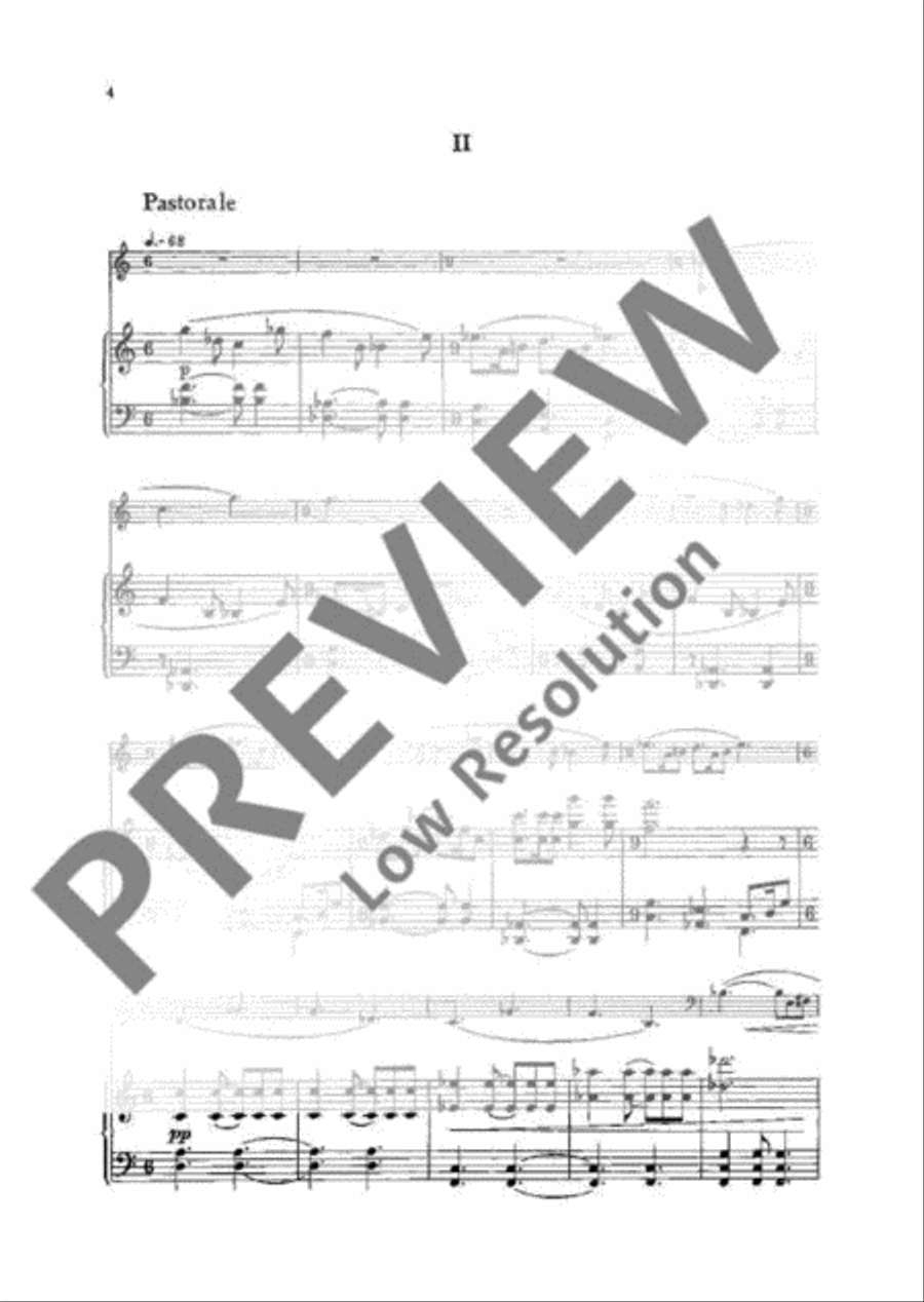 Small lyric Clarinet Solo scores gallery preview page 7