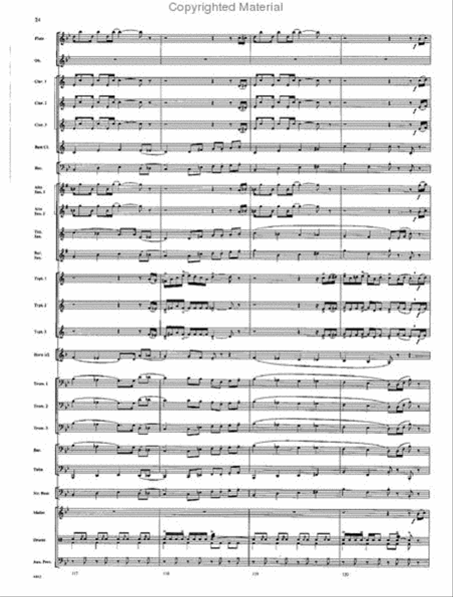 A Scott Joplin Retrospective Concert Band scores gallery preview page 23