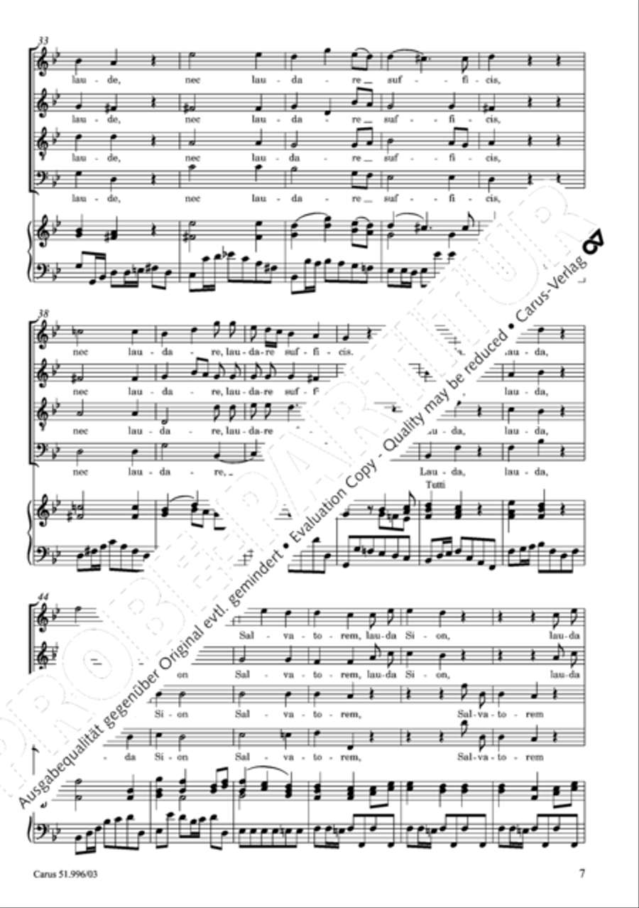 Responsoria de venerabili Sacramento 4-Part scores gallery preview page 8