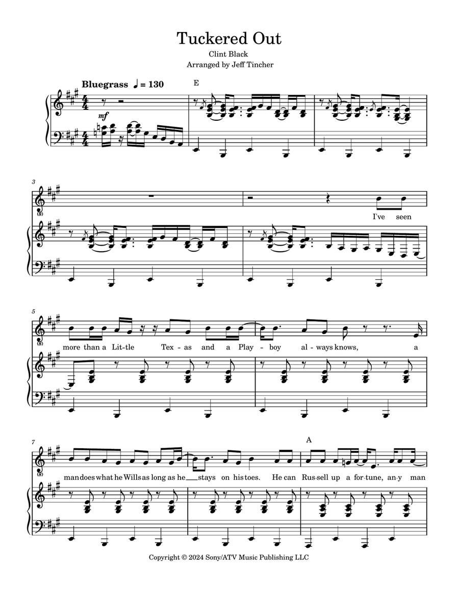 Tuckered Out Tuckered Out Piano, Vocal scores gallery preview page 2