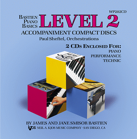 Bastien Piano Basics, Level 2, Piano/Performance/Technic (Accompaniment CDs)
