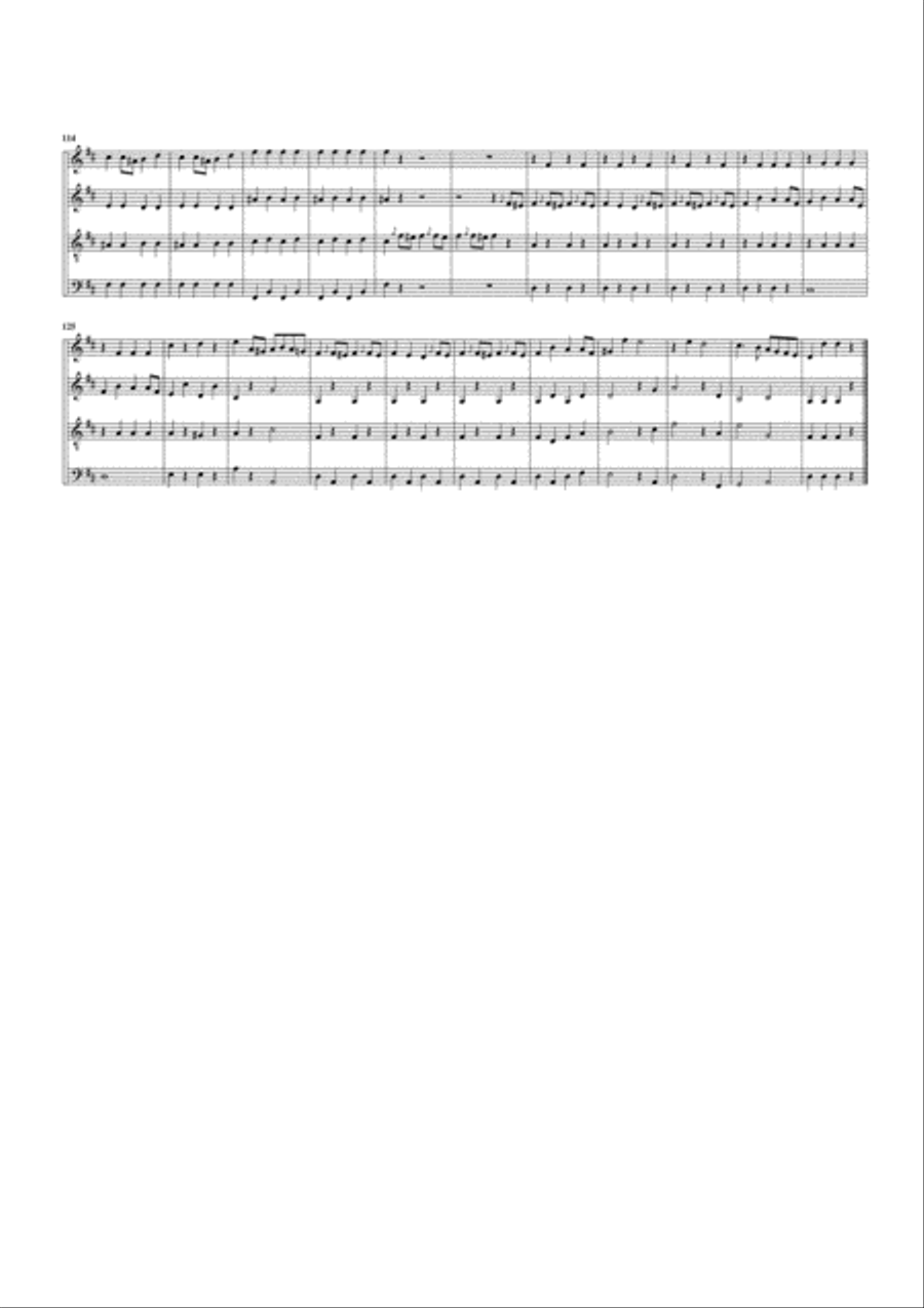 Radetzky-Marsch (arrangement for 4 recorders) Recorder scores gallery preview page 3