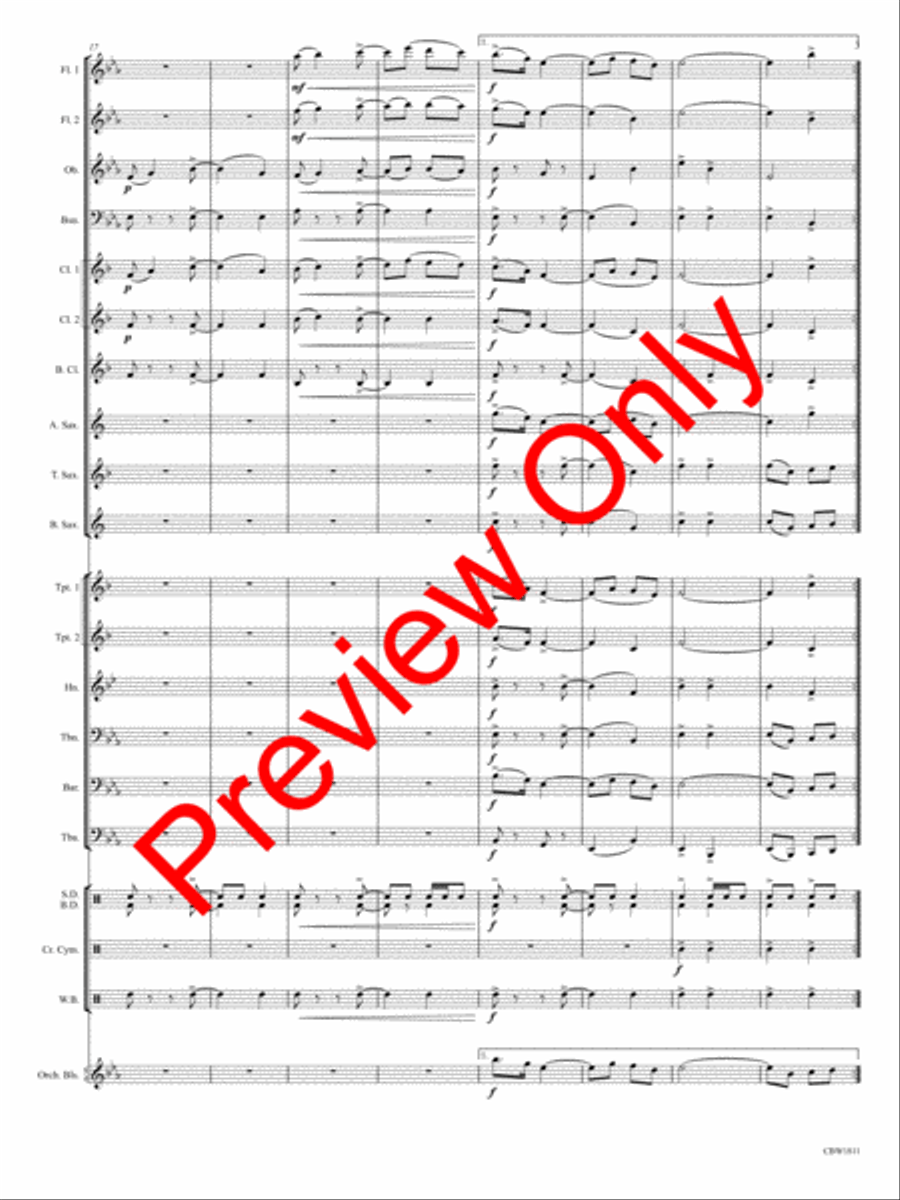 Western Legends Western Legends Concert Band scores gallery preview page 6