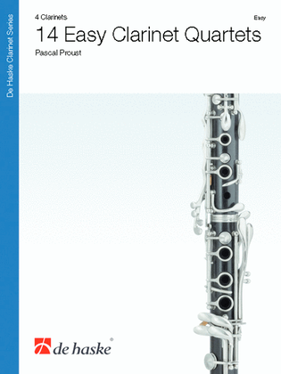 Book cover for 14 Easy Clarinet Quartets