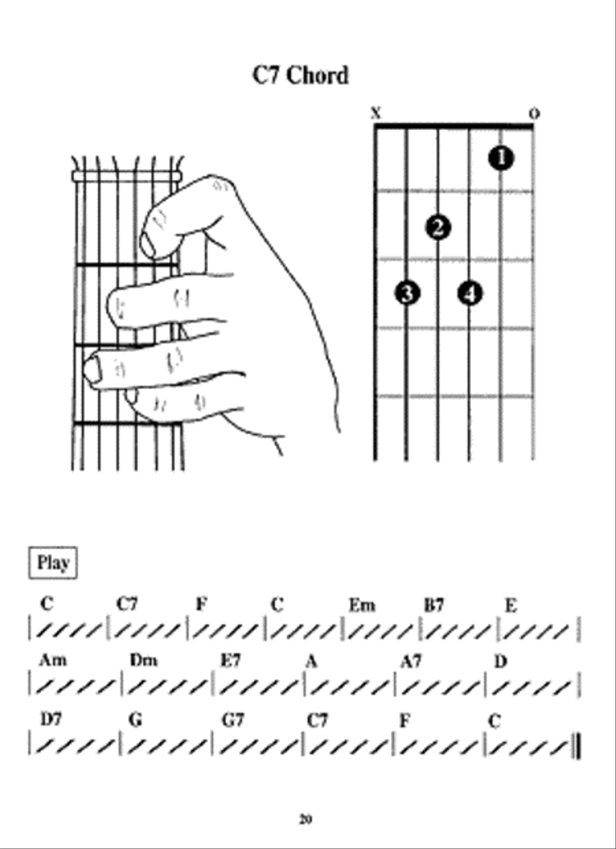 Children's Guitar Chord Book Guitar scores gallery preview page 3