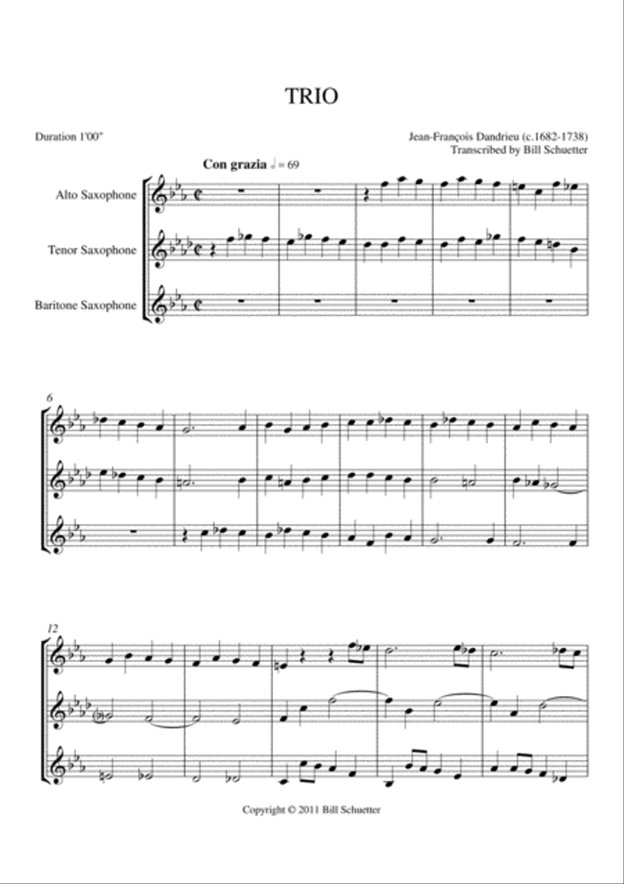 Trio Woodwind Trio scores gallery preview page 1