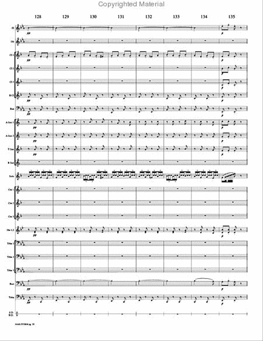 Hailstorm Hailstorm Concert Band scores gallery preview page 23