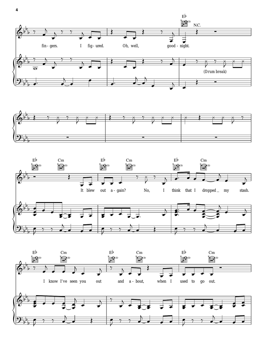 Light My Candle Light My Candle Piano, Vocal, Guitar scores gallery preview page 4