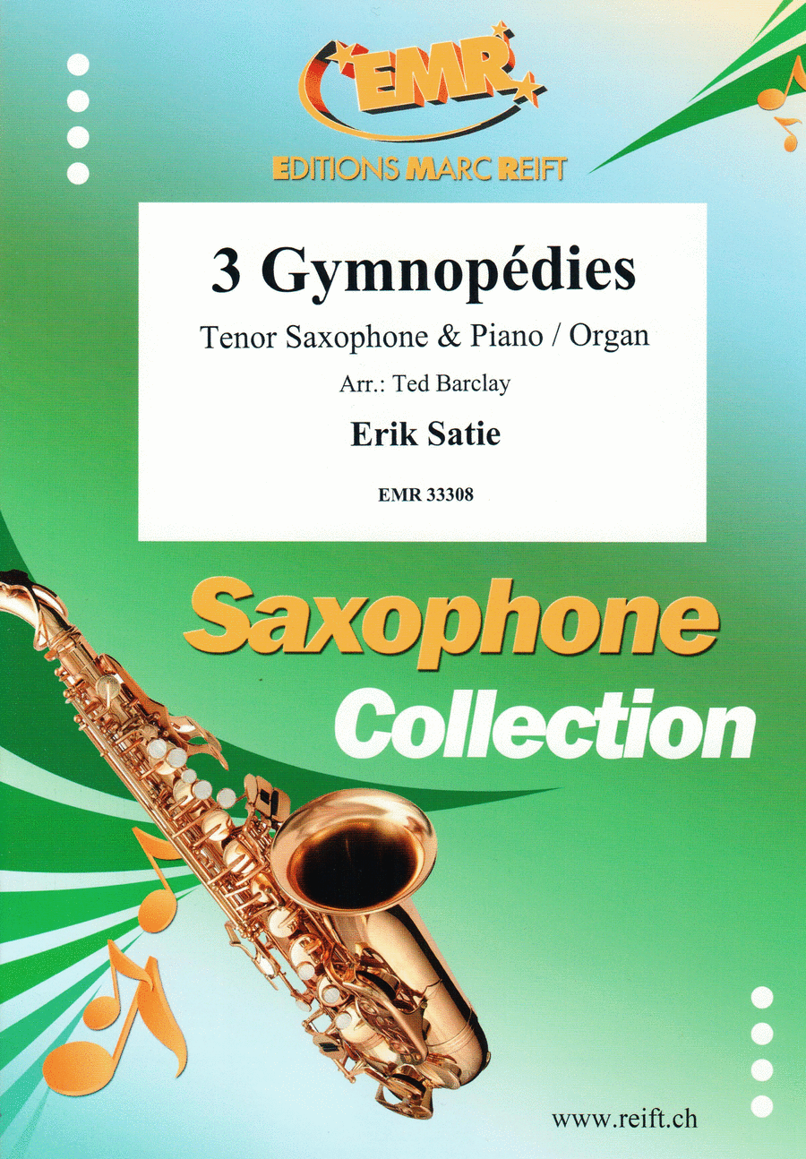 3 Gymnopedies Tenor Saxophone scores gallery preview page 1