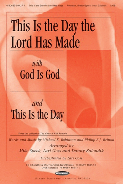 This Is The Day The Lord Has Made - Split-Channel Accompaniment CD