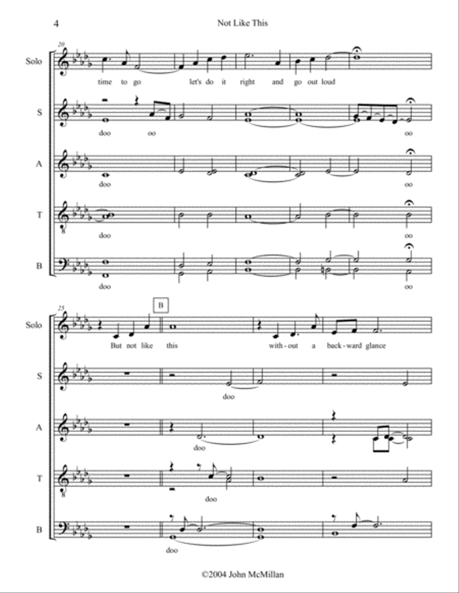 Not Like This 4-Part scores gallery preview page 4