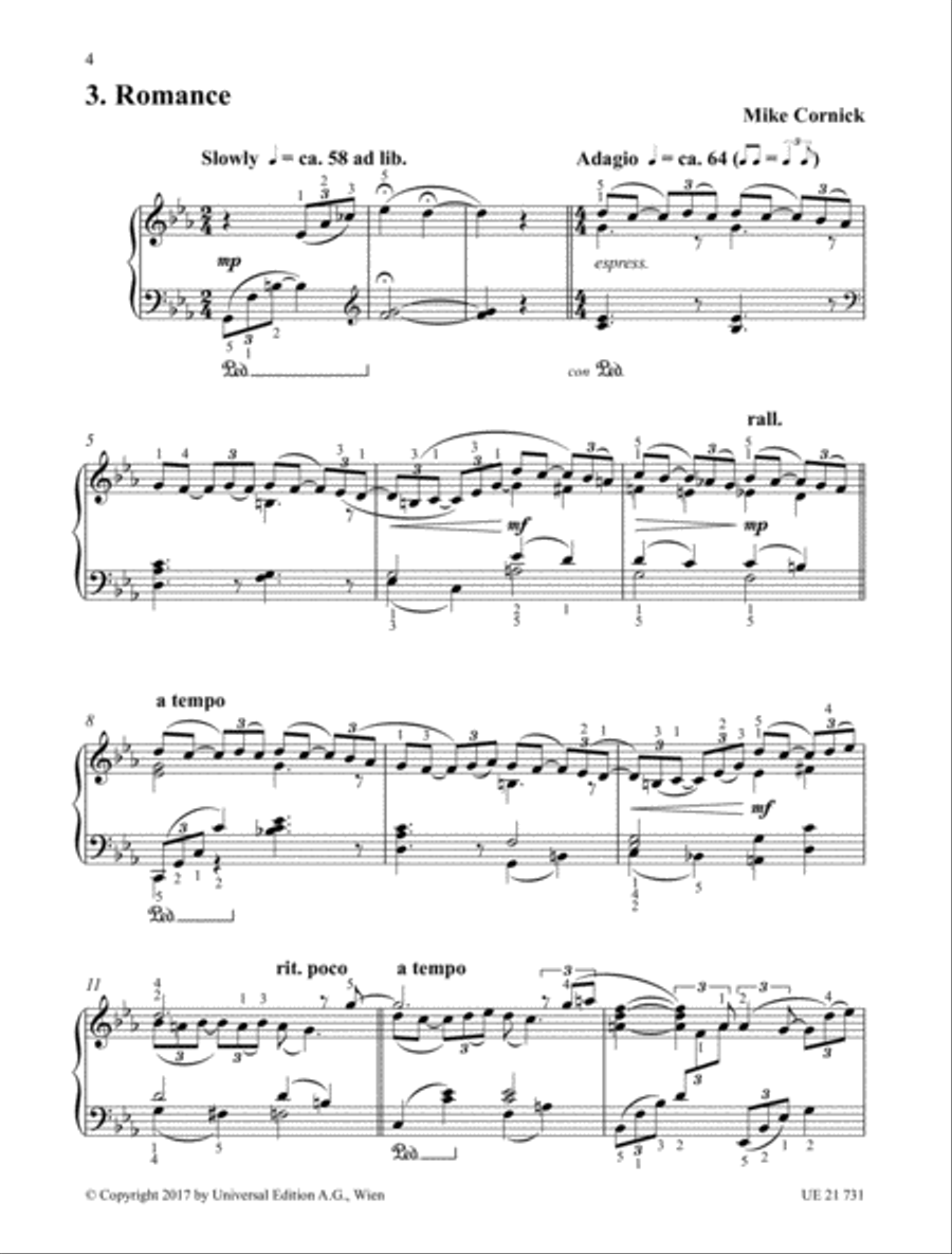 Six Jazz Piano Solos Chamber Music scores gallery preview page 4