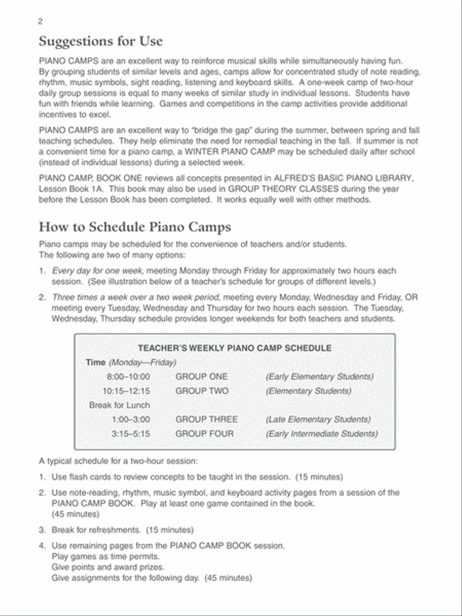 Piano Camp, Book 1 Piano Camp, Book 1 Piano Method scores gallery preview page 9