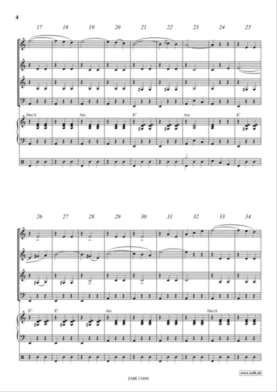 Donauwellen Woodwind Quartet scores gallery preview page 4