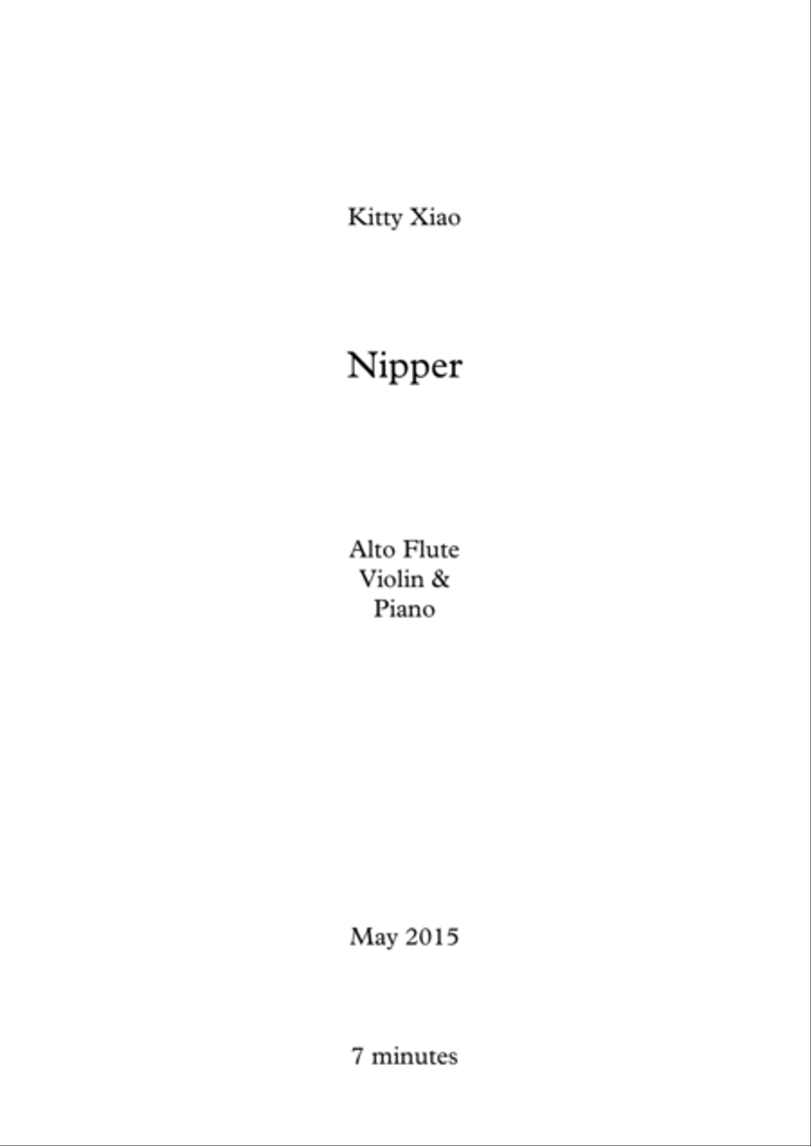 Nipper Flute scores gallery preview page 1