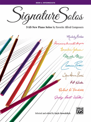 Book cover for Signature Solos, Book 4