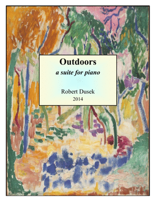 Outdoors a suite for piano