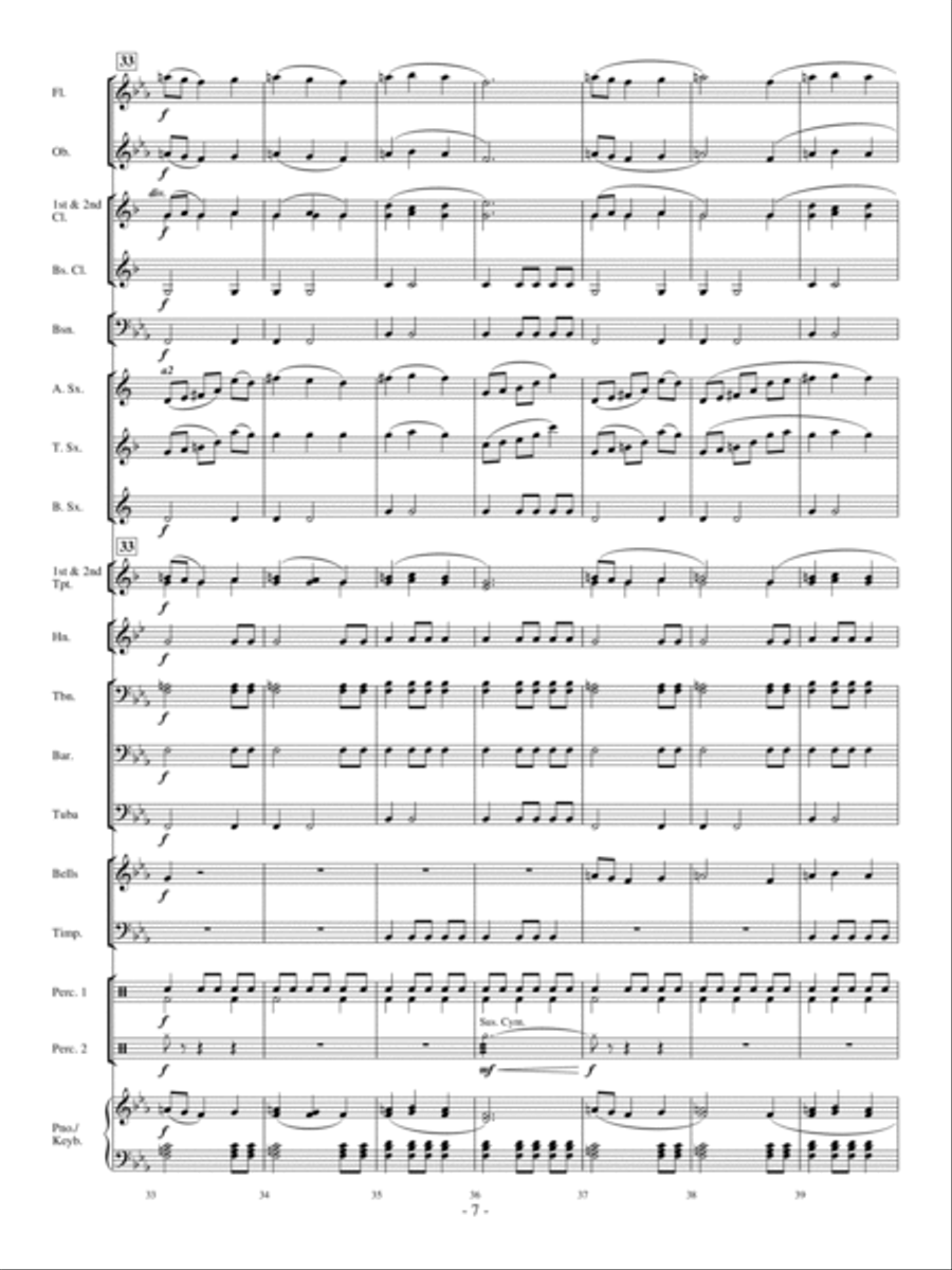 Wonders of the Universe Concert Band - Sheet Music page 6