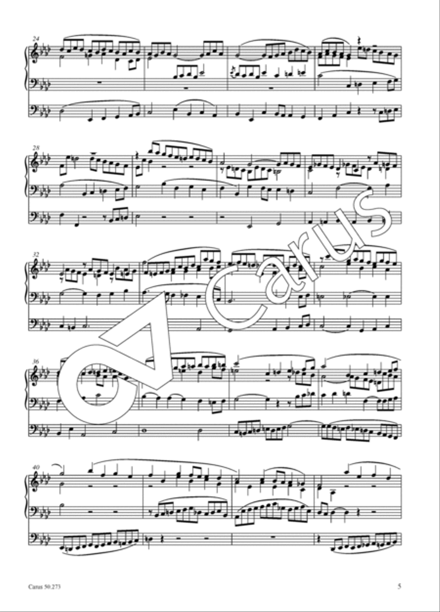 Twelve short organ works without opus numbers Organ scores gallery preview page 6