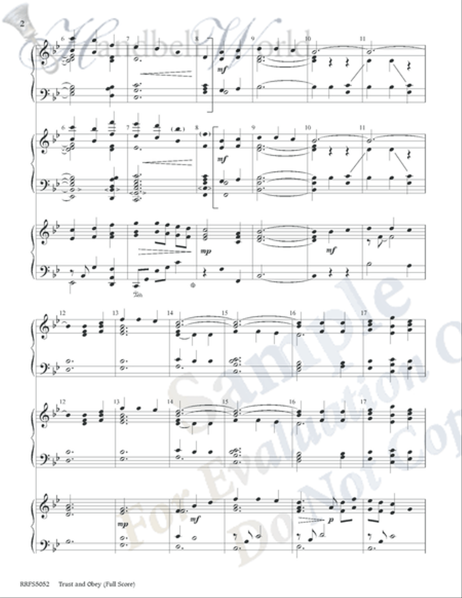 Trust and Obey 5-Octaves scores gallery preview page 2