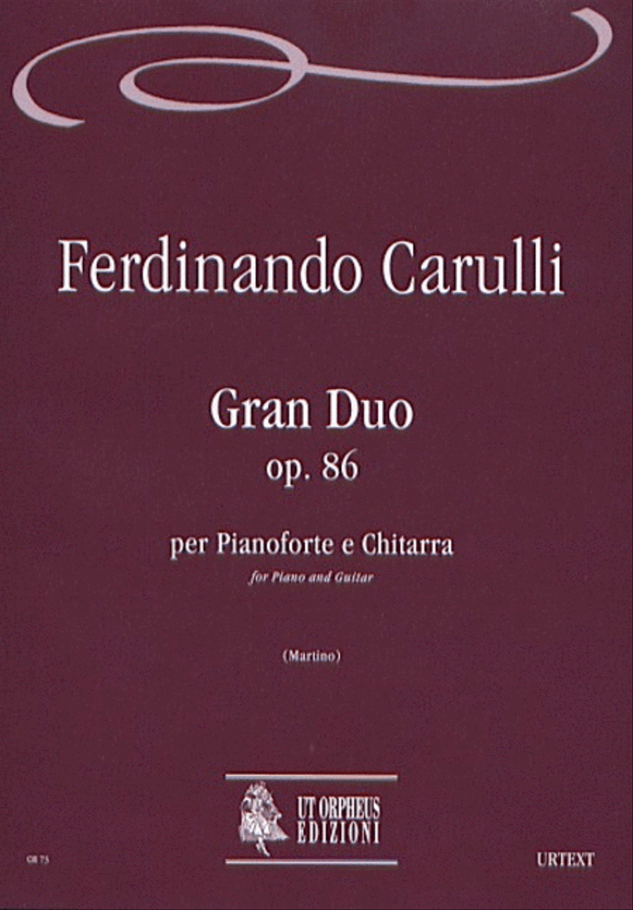 Gran Duo Op. 86 for Piano and Guitar Acoustic Guitar scores gallery preview page 1