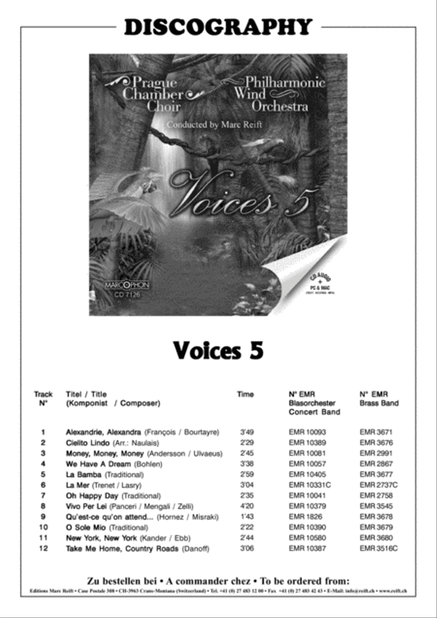 La Mer La Mer 4-Part scores gallery preview page 3