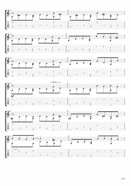 Libertango - Variation for classic guitar