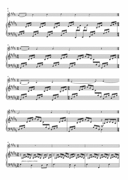 Nostalgia for Alto Saxophone (Clarinet) and Piano