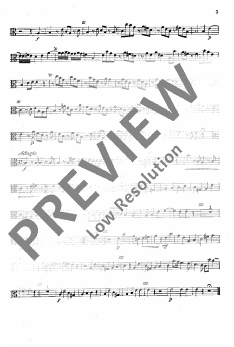 Sinfonia I und XI Viola scores gallery preview page 3