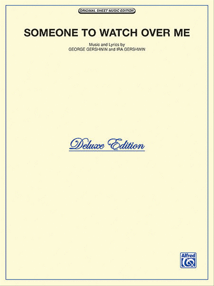 Someone to Watch Over Me Piano, Vocal, Guitar scores gallery preview page 1