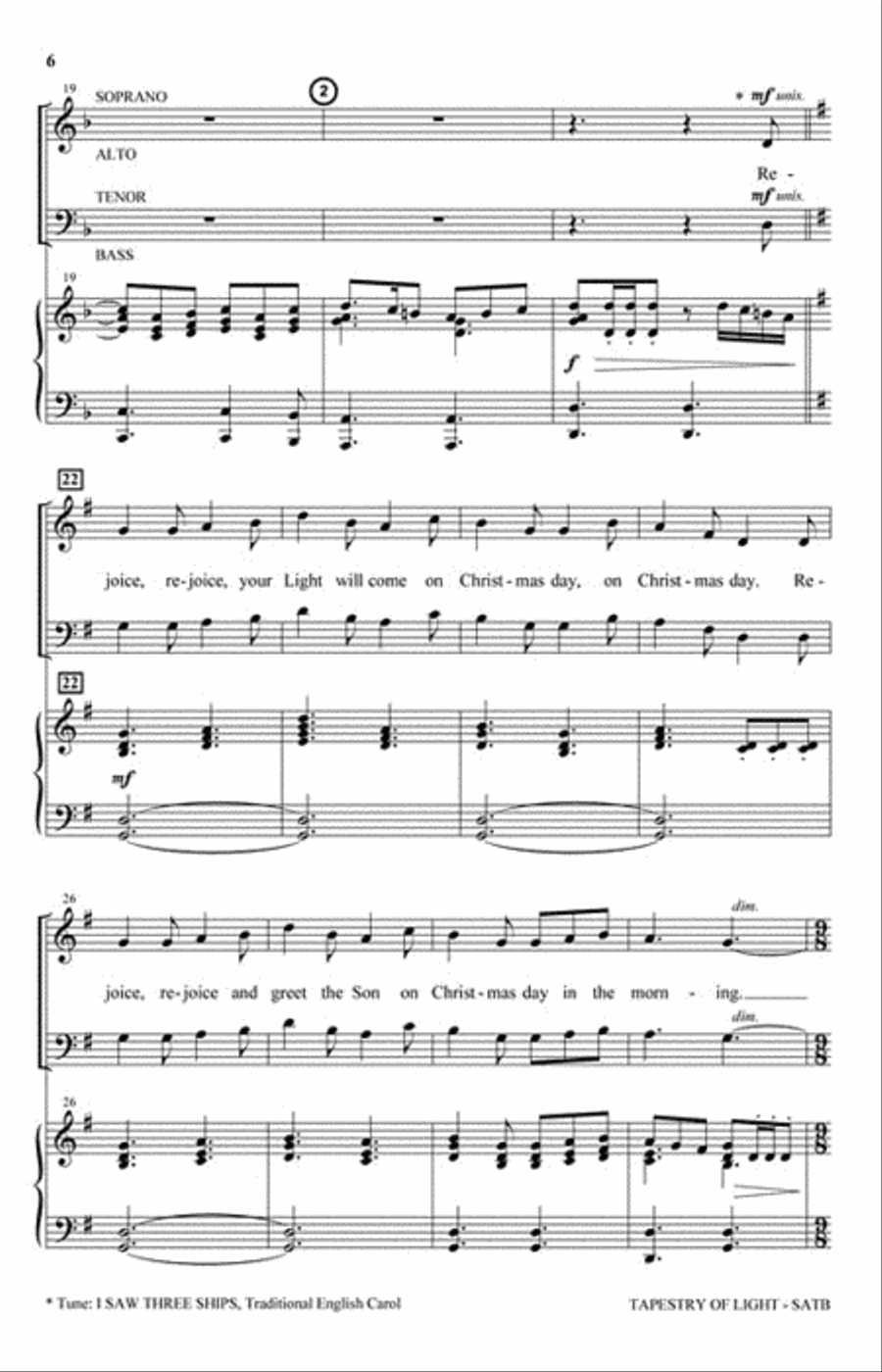Tapestry of Light 4-Part scores gallery preview page 3